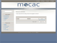 Tablet Screenshot of mocac.com